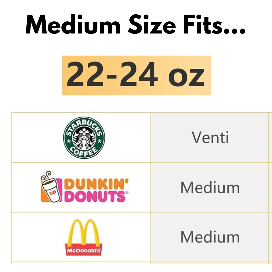 Medium Cup Cozy Sleeve (Venti) Fern & Pikake