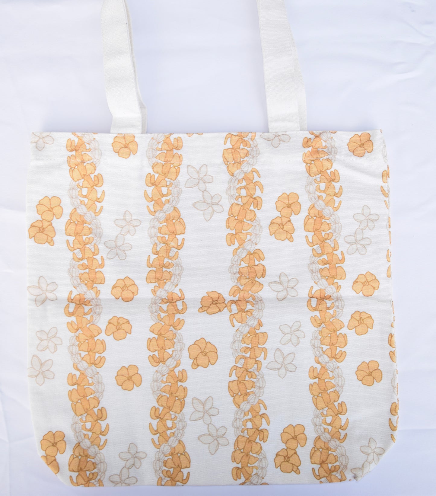 Pikake Canvas Zipper Tote Large