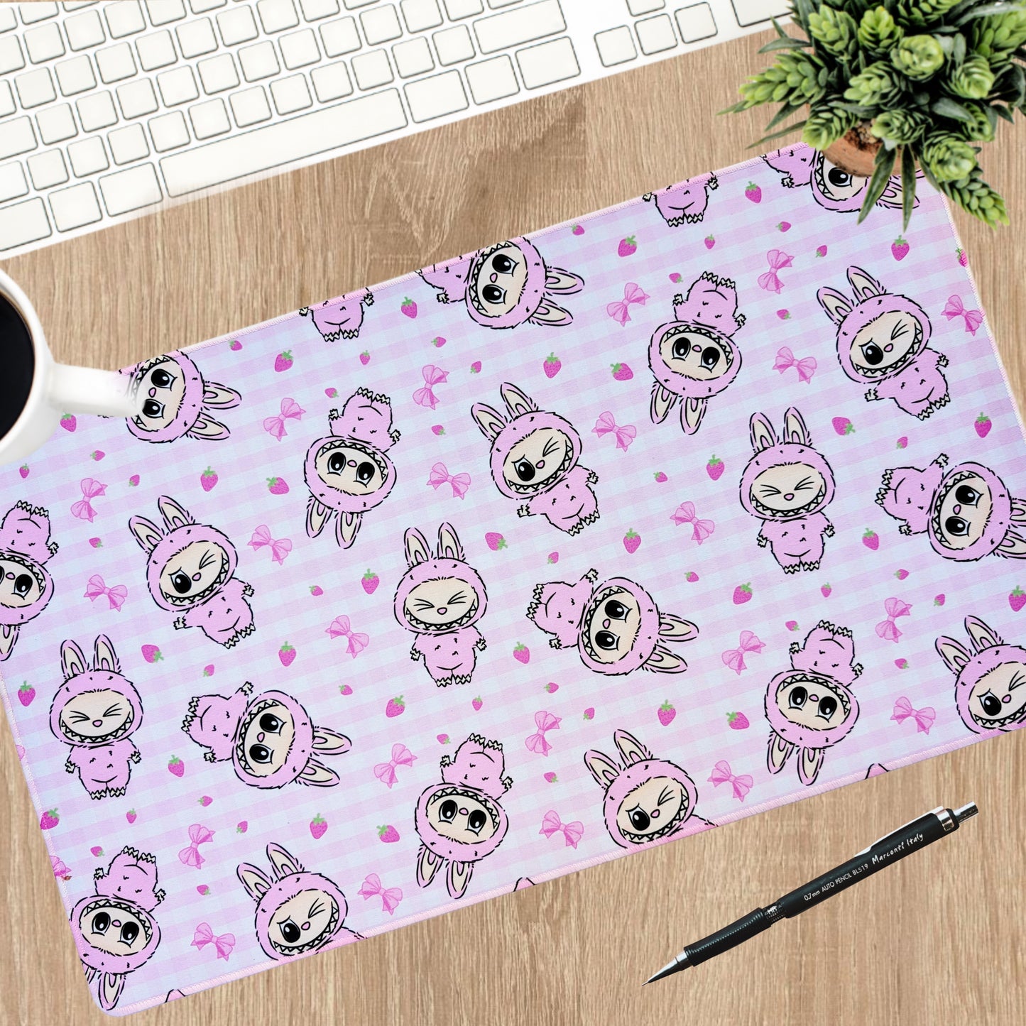 DESKPAD- Pink Bows