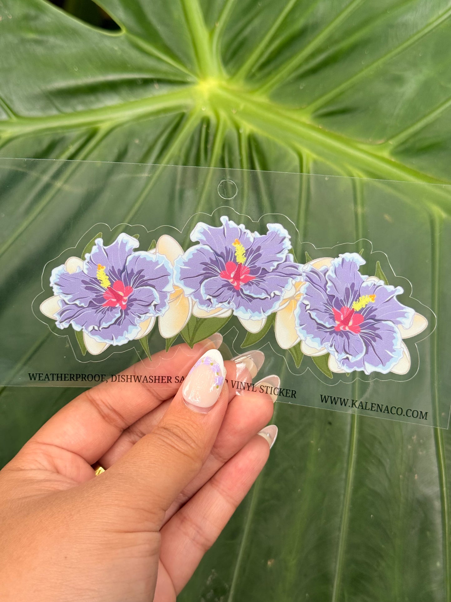 Clear Vinyl Weatherproof sticker