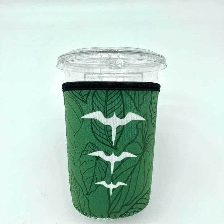 Small Cup Cozy Sleeve (Tall & Grande)Iwa Bird and Kalo