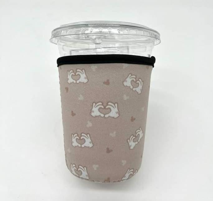 Small Cup Cozy Sleeve (Tall & Grande) Heart Hands