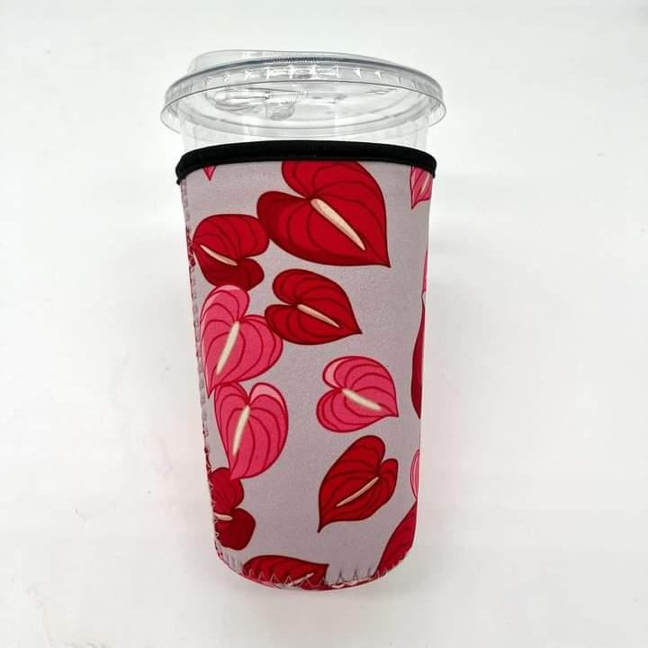 Medium Cup Cozy Sleeve (Venti) Anthurium