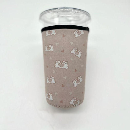 Medium Cup Cozy Sleeve (Venti) Heart Hands