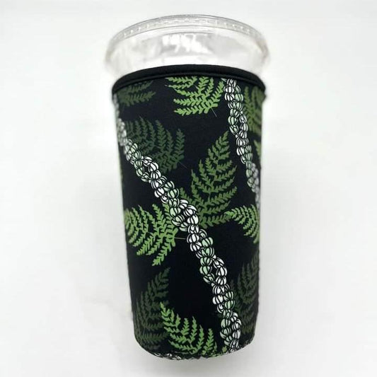 Large Cup Cozy Sleeve (Trenta) Fern & Pikake