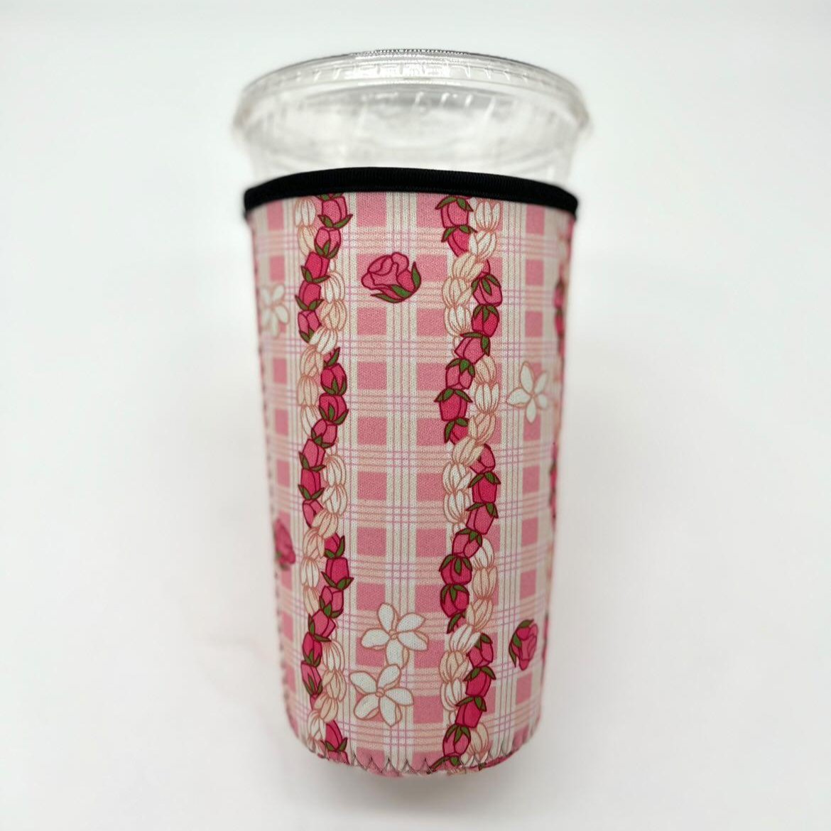 Large Cup Cozy Sleeve (Trenta) Rose Bud and Palaka