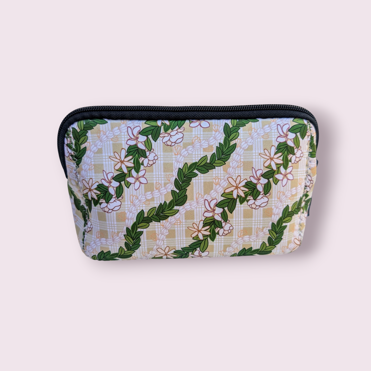 Cosmetic Bag- Palaka Tiare Pikake Maile