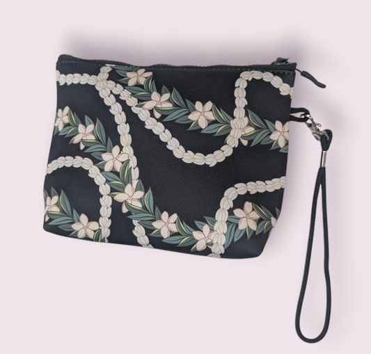 Water Resistant Wristlet- Maile Pikake