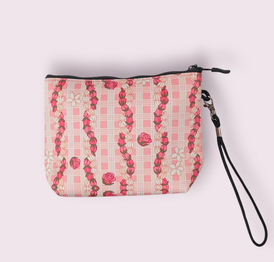 Water Resistant Wristlet - Lokelani Palaka