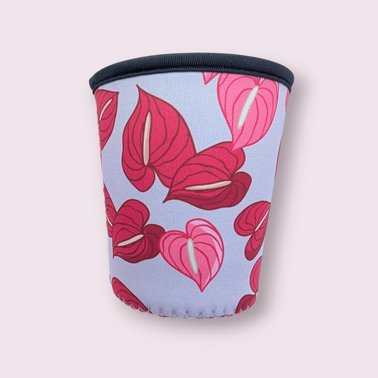 Small Cup Cozy Sleeve (Tall & Grande) Anthurium