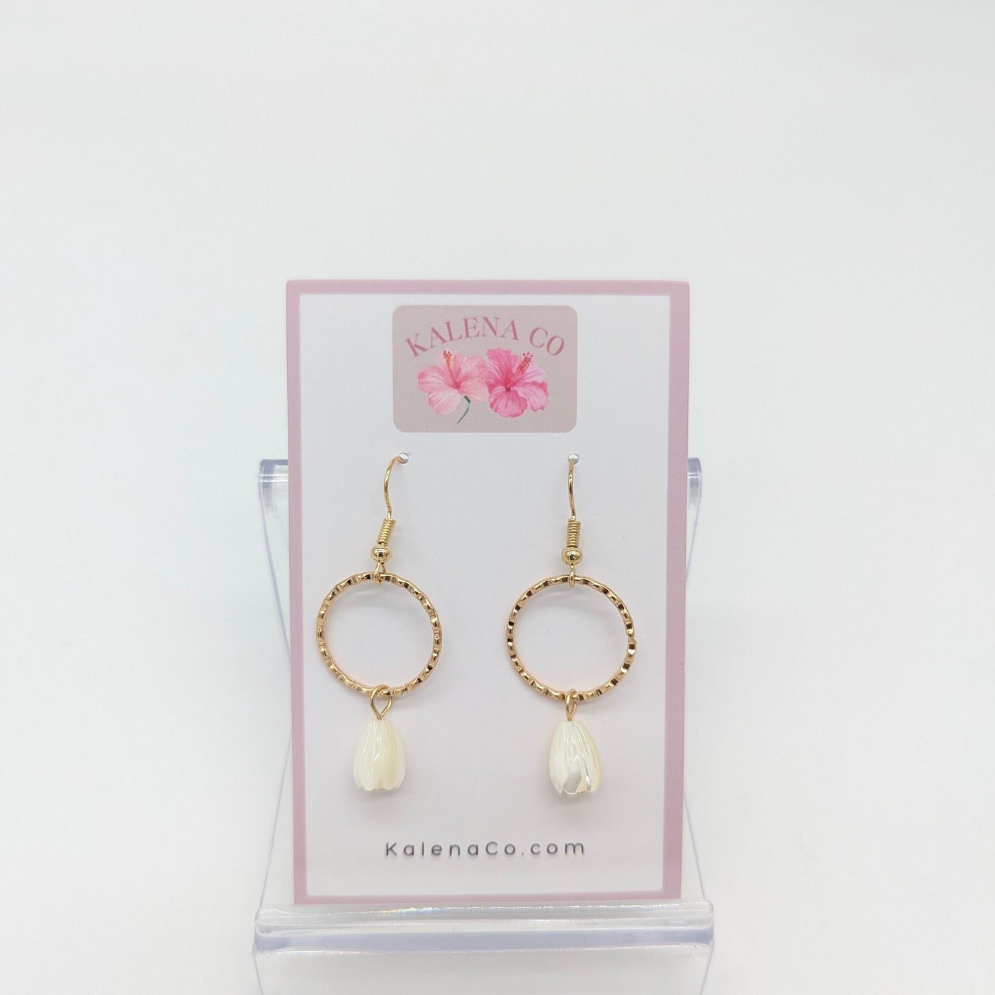 Mother of Pearl Pikake Earring