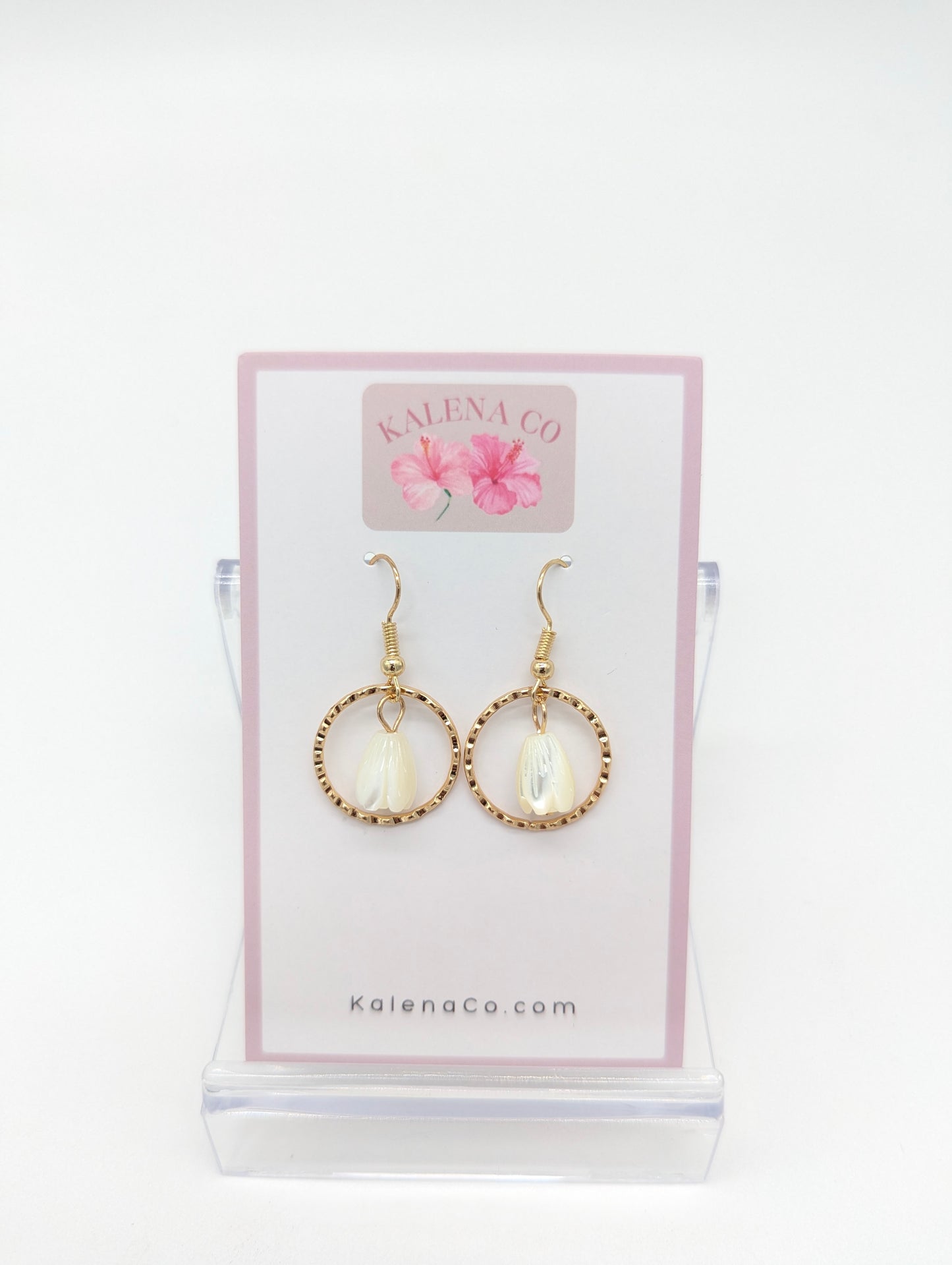 Mother of Pearl Pikake Earring