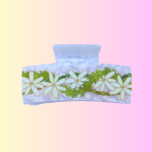 Luxe Hair Claw - Tiare & Pakalana